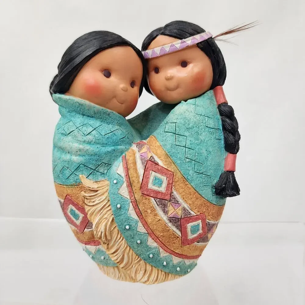 Friends Of The Feather 'Love For Many Moons' Couple Embracing Heart Shape 5